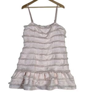 Princess Polly Dress Womens Sz 10 Molina Ruffle Frill Hem‎ Feminine Mini Dress